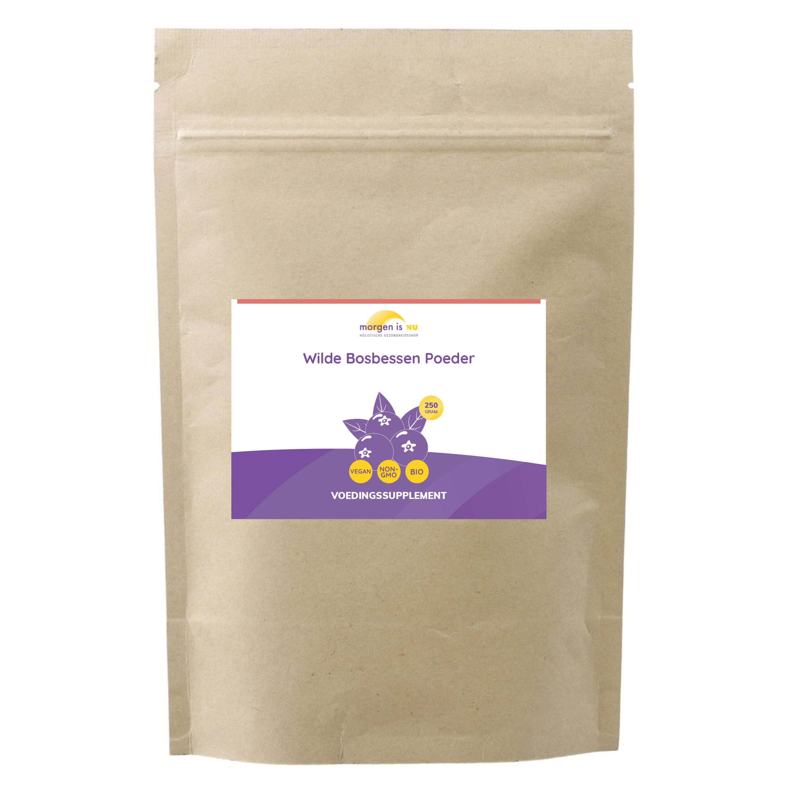 Wilde bosbessen poeder - Morgen is Nu
