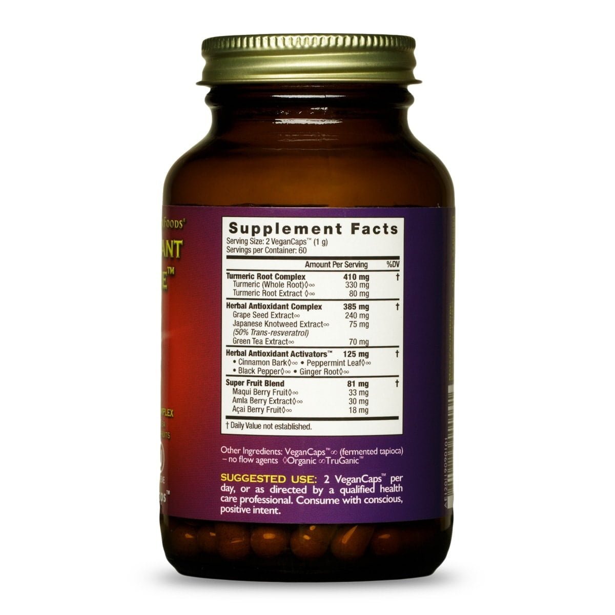Antioxidant extreme etiket , Zorgvuldig geselecteerd bij Morgen is Nu