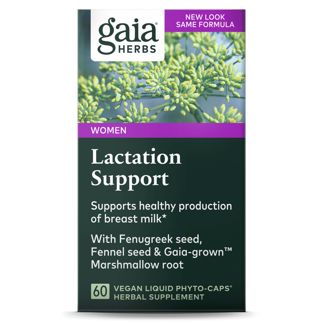 Gaia herbs lactation support 60caps label1 , Kwaliteit en puurheid gegarandeerd