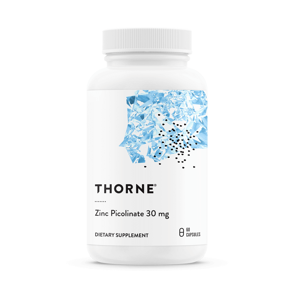 Zinc picolinate 30mg 60capsules thorne , Kwaliteit en puurheid gegarandeerd