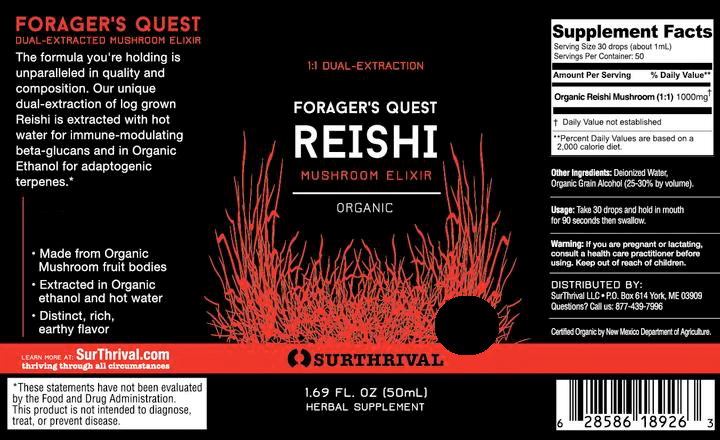 Reishi extract supplementfacts surthrival , Puur & zorgvuldig gekozen