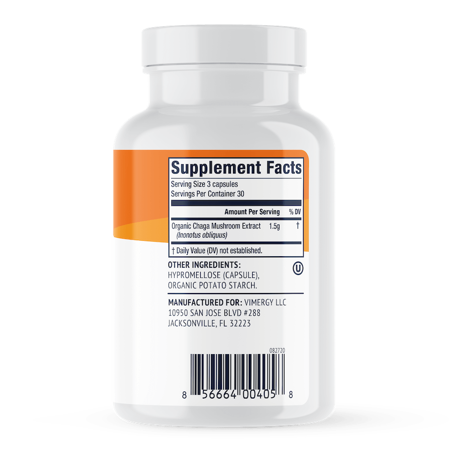 Chaga extract caps vimergy right  , Hoogwaardige natuurlijke producten