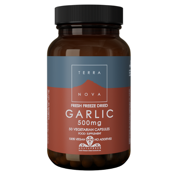 Garlic 500mg - Terranova - Morgen is Nu - 50 caps