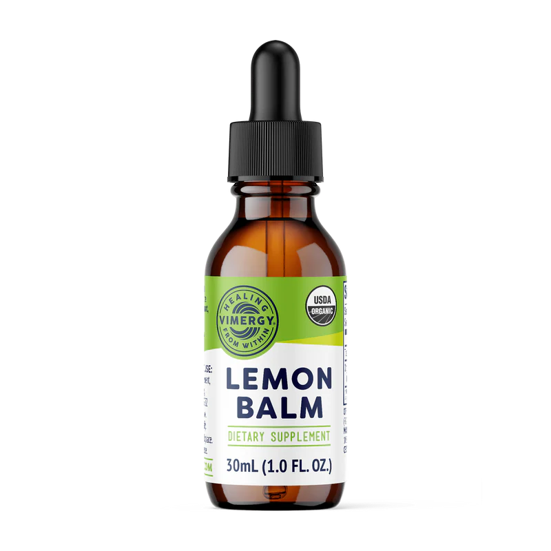 Organic liquid lemon balm 30ml vimergy , Natuurlijke kwaliteit bij Morgen is Nu