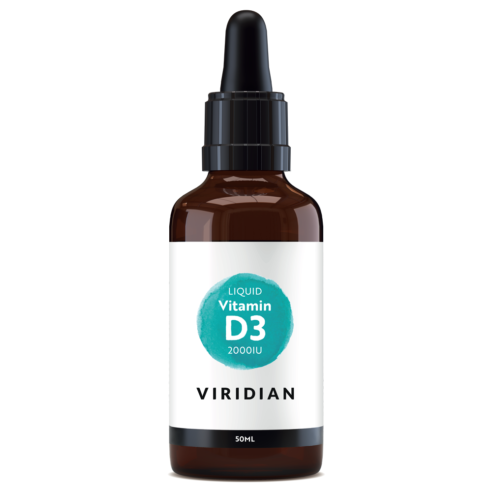 Liquid Vitamin D3 (Vegan) 2000 IU (50 mcg) - Viridian - Morgen is Nu