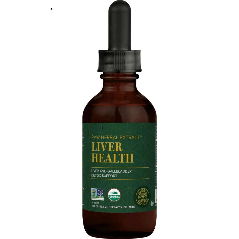 Liver health 60ml global healing , Kwaliteit en puurheid gegarandeerd
