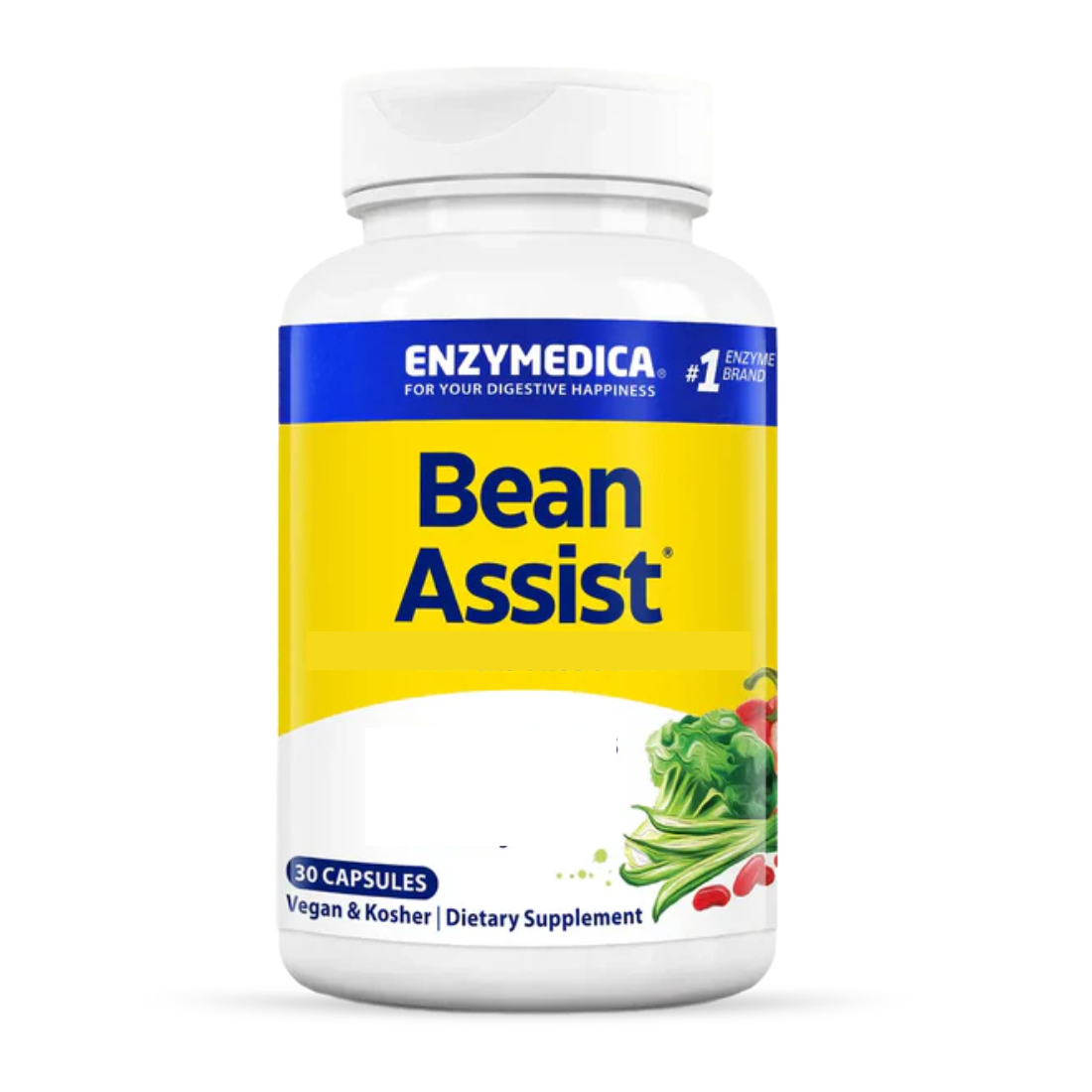 Beanassist 30capsules enzymedica , Kwaliteit en puurheid gegarandeerd