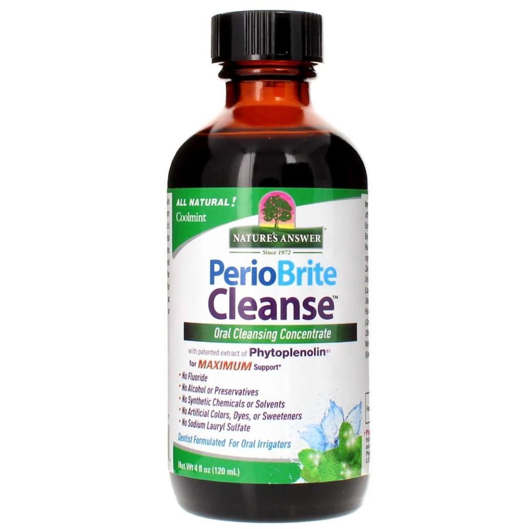 Natures answer periobrite cleanse flesje  , Kwaliteit en puurheid gegarandeerd