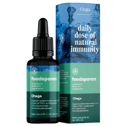 Foodsporen chaga extract 30ml  , Duurzaam en zorgvuldig uitgekozen