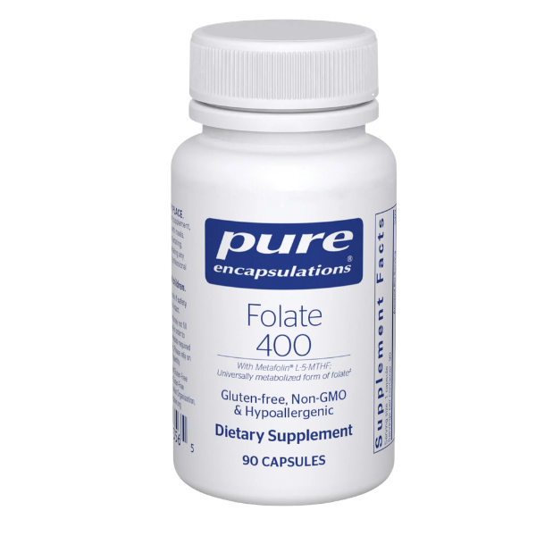  Folate 400mg - Pure Encapsulations - Morgen is Nu
