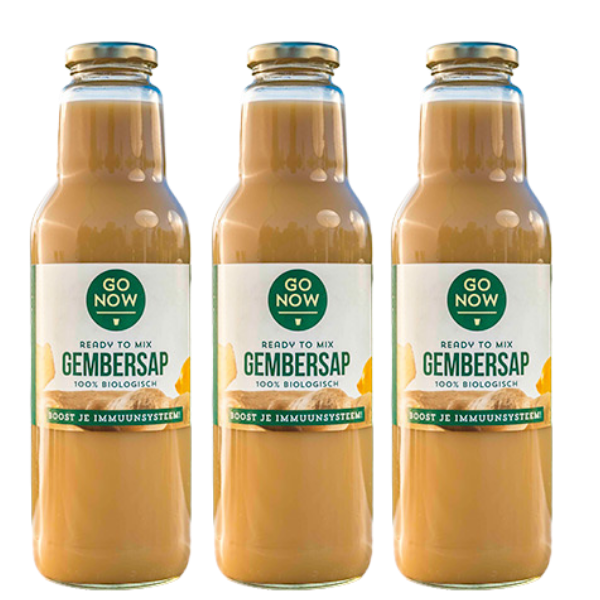 Biologisch Gembersap Bundel - 3x - Go Now - Morgen is Nu