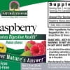 Natures Answer Raspberry label