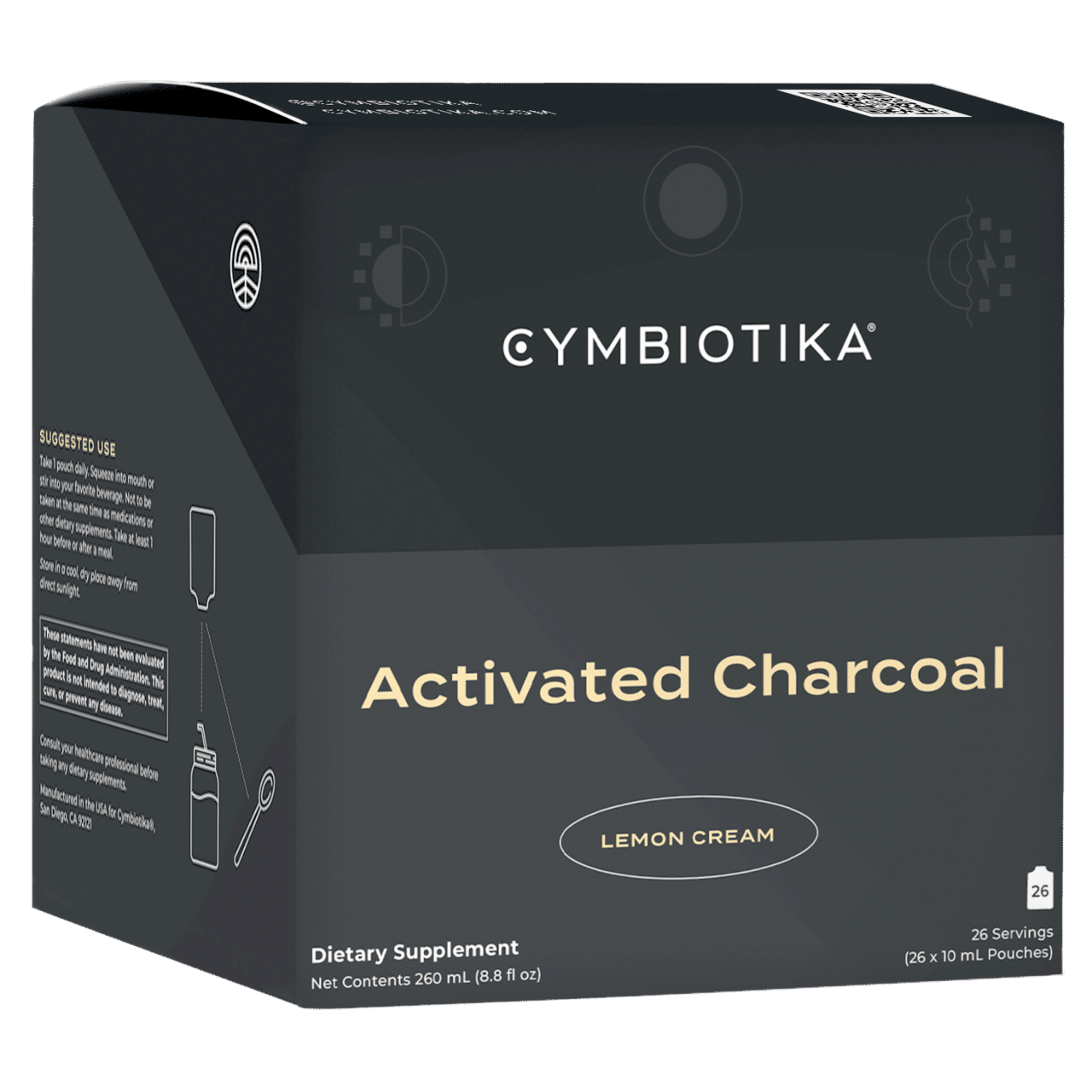 Activated Charcoal - Cymbiotika - Morgen is nu