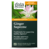 Gaia Herbs Ginger Supreme label