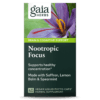 Gaia Herbs Nootropic Focus Etikett
